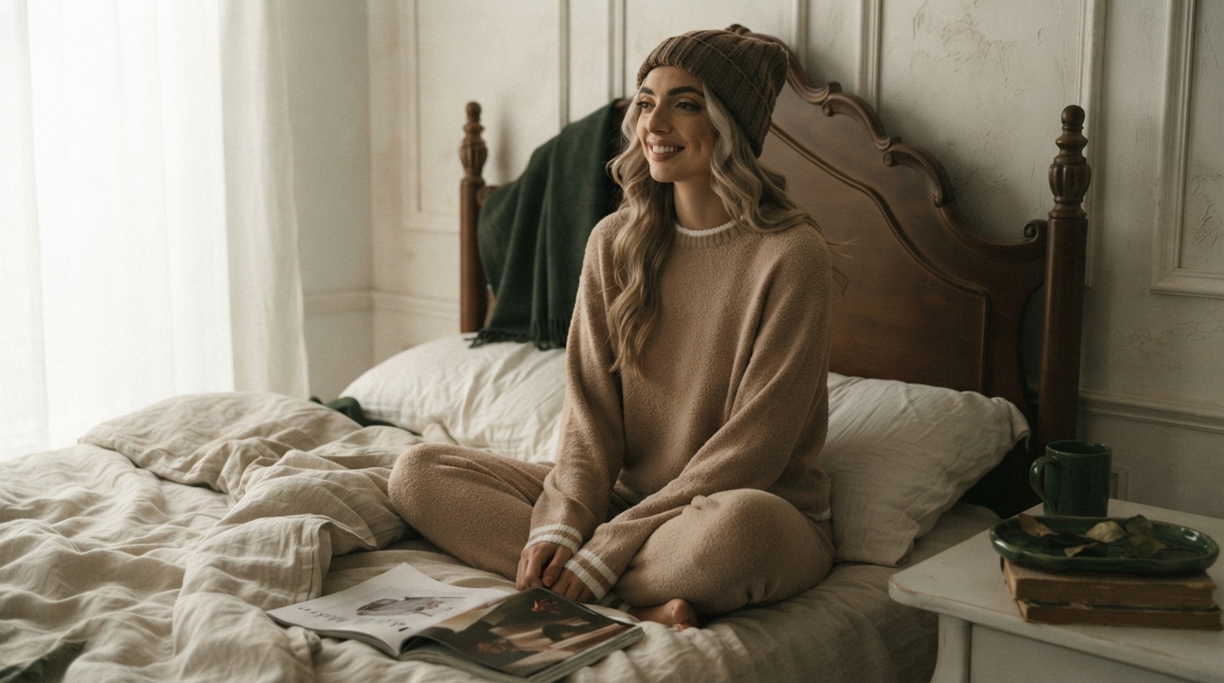 Editorial illustration for Tencel vs. Bamboo Blends: Finding Your Ultimate Loungewear Comfort